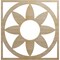 Ekena Millwork Blume Wood Fretwork Pierced Ceiling Medallion, Birch, 28"OD x 9 3/4"ID x 1/4"T CMWP28X28X0250BLBI - alternate 1